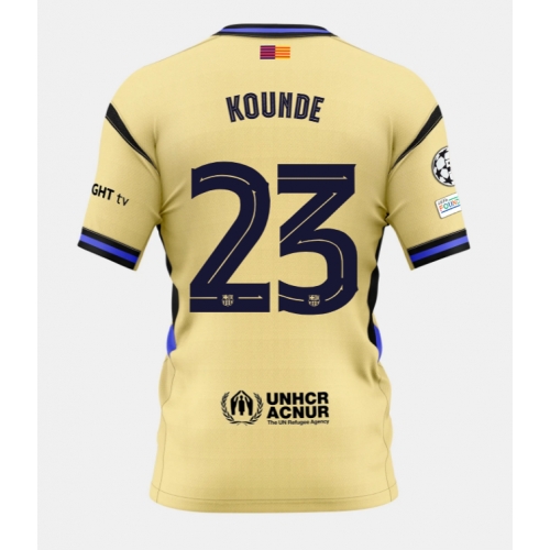 Billige Fotballdrakt Barcelona Jules Kounde #23 Replika Bortedrakt 2025-26 Kortermet Billige Fotballdrakt Barcelona Jules Kounde #23 Replika Bortedrakt 2025-26 Kortermet